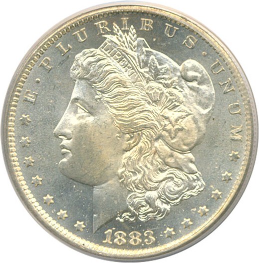 image for: 1883-O $1  PCGS MS65 PL