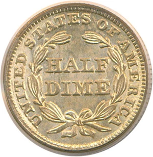 image for: 1851 H10c PCGS MS65