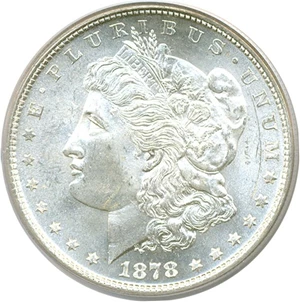 image for: 1878 7TF $1 Rev.'79 PCGS MS63