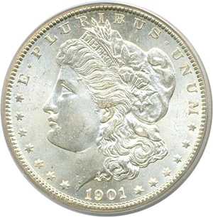 image for: 1901-O $1 PCGS MS66