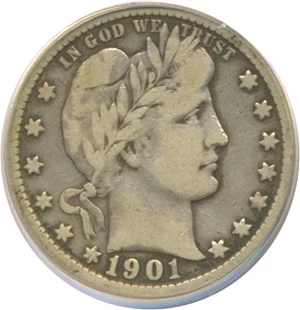 image for: 1901-O 25c PCGS F15