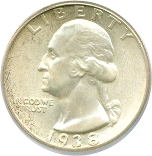 image for: 1938 25c PCGS MS65