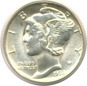 image for: 1938-S 10c PCGS MS65