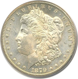 image for: 1879-CC $1 PCGS MS64