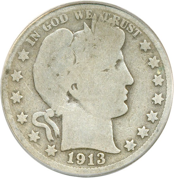 image for: 1913 50c  PCGS Good-4 