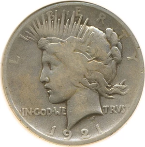 image for: 1921 $1 Peace NGC Good-6