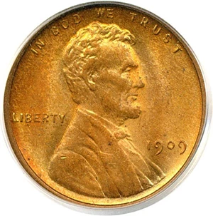 image for: 1909 VDB 1c PCGS MS64 RB