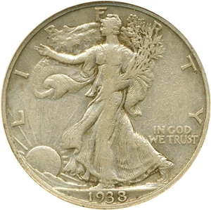 image for: 1938-D 50c ANACS XF40