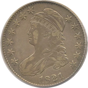 image for: 1821 50c PCGS VF35