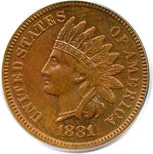 image for: 1881 1c PCGS MS62 RB