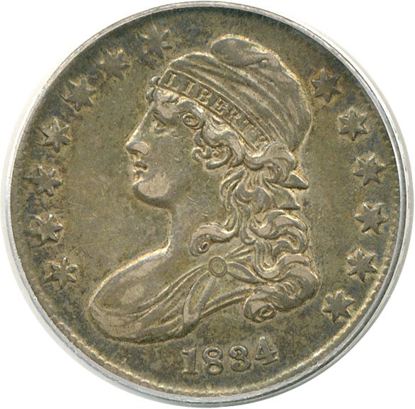 image for: 1834 50c Small Date Sm Let PCGS XF45