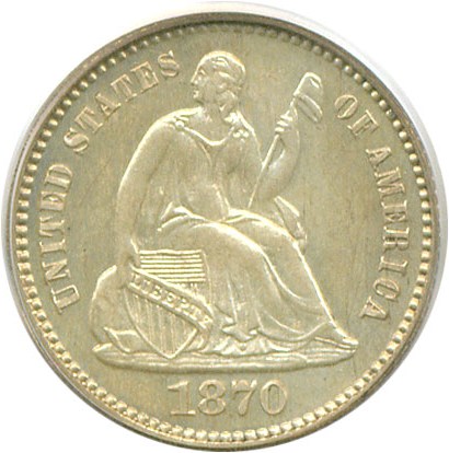 image for: 1870 H10c  PCGS Proof 63 