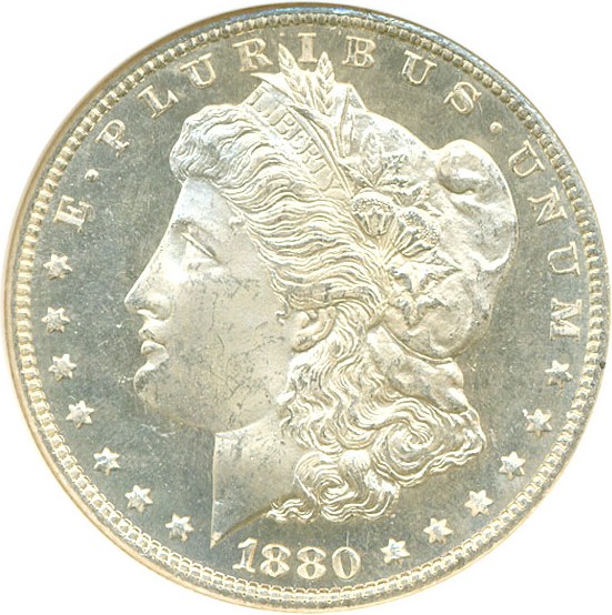 image for: 1880-S $1  NGC MS64 DMPL