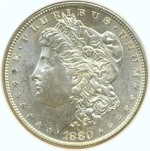 image for: Top 100 VAM: 1880-S $1 VAM 8 8/7 Medium S NGC MS65