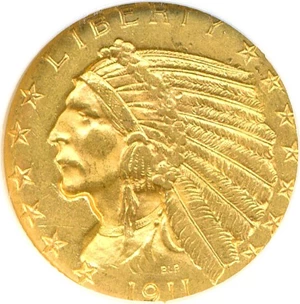 image for: 1911 $5 NGC MS62