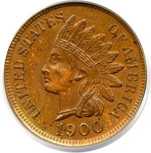 image for: 1900 1c PCGS MS63 BN