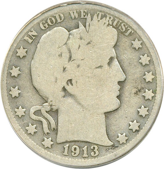 image for: 1913 50c  PCGS Good-4 
