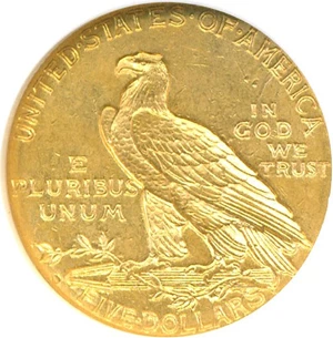 image for: 1910-D $5 NGC MS61