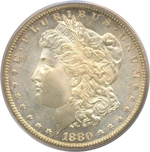 image for: 1880-S $1 PCGS MS66
