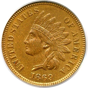 image for: 1869 1c PCGS MS64 RB