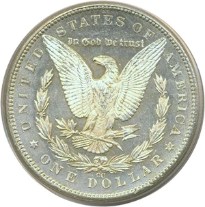 image for: 1889-CC $1 PCGS MS63 PL