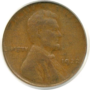 image for: 1922 no D 1c Strong Reverse PCGS/CAC VF25 BN