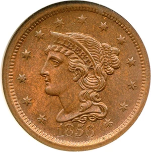 image for: 1856 1c NGC MS64 RB