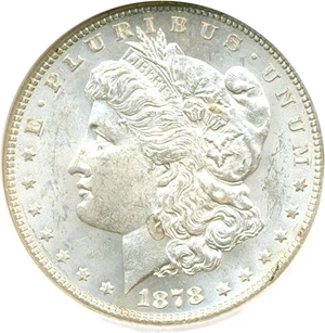 image for: 1878 7TF $1 Rev.'78 NGC MS62