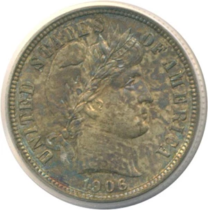 image for: 1906 10c PCGS MS63