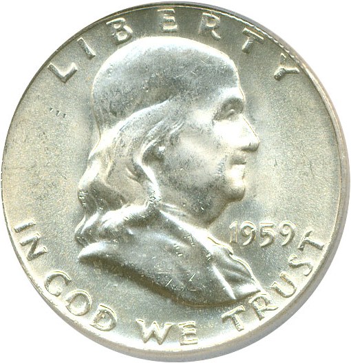 image for: 1959-D 50c  ICG MS64 FBL