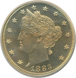image for: 1883 5c No Cents ICG Proof 65