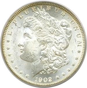 image for: 1902-S $1 PCGS MS63