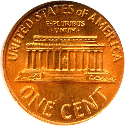 image for: 1972 1c  NGC MS66 RD