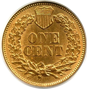 image for: 1868 1c PCGS MS64 RD