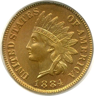 image for: 1884 1c PCGS Proof 67 RB