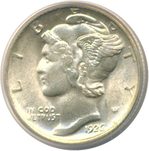 image for: 1926-D 10c PCGS MS65 FB
