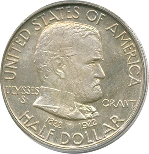 image for: 1922 50c Grant PCGS MS65