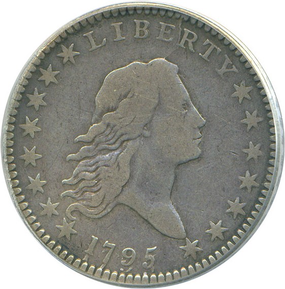 image for: 1795/1795 50c 2 Leaves PCGS F12 (O-112)