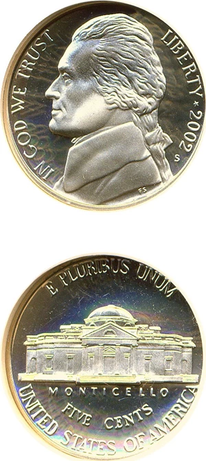 image for: 2002-S 5c NGC Proof 70 UCameo