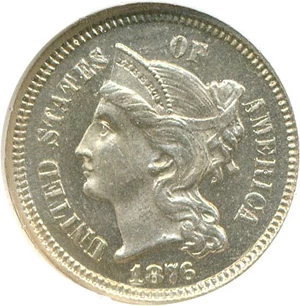image for: 1876 3cN NGC Proof 65