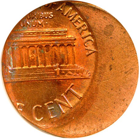 image for: Error: 1983 1c  NGC MS63 RD - Off Center