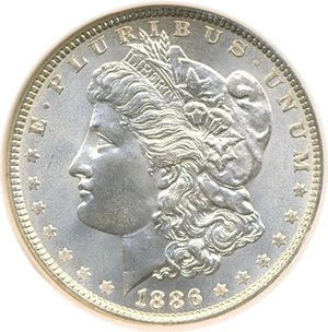 image for: 1886 $1 NGC MS67