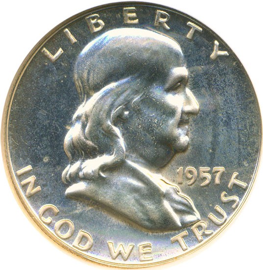 image for: 1957 50c  NGC Proof 66 