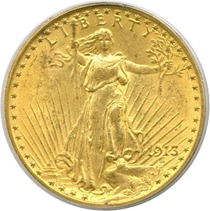 image for: 1913 $20 PCGS MS62