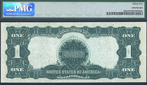 image for: Fr.226a 1899 $1 Black Eagle PMG VF35  [B87970654]