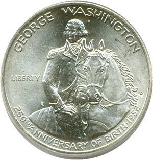 image for: 1982-D 50c Washington PCGS MS65