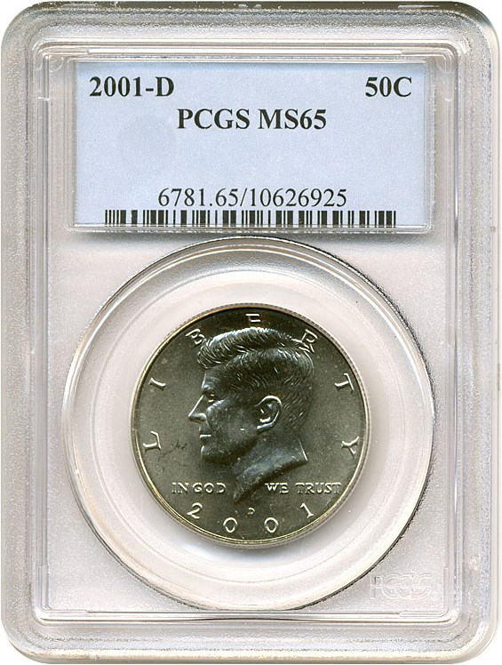 image for: 2001-D 50c  PCGS MS65 