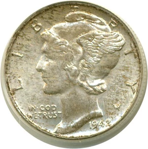 image for: 1942 10c PCGS MS66