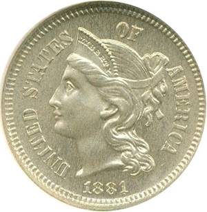 image for: 1881 3cN NGC Proof 64