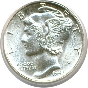 image for: 1943-S 10c PCGS MS66